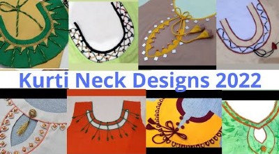 Simple Latest Kurti Neck Line Blouse Designs