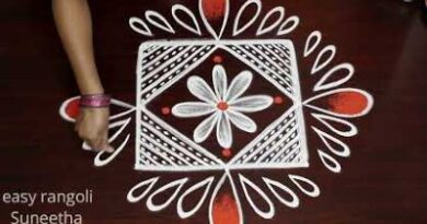 Creative Beautiful Rangoli Kolam Designs