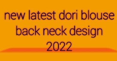 New Latest Dori Blouse Back Neck Designs