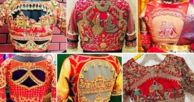 New 100 + Red Bridal Aari Maggam Work Blouse Designs