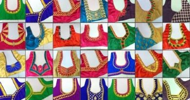 New 28 Beautiful Back Neck Blouse Designs