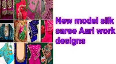 New Model Aari Work Designer Silk Saree Blouses