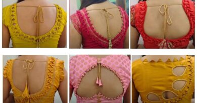 New Silk Saree Designer Blouse Designs Neck Designs