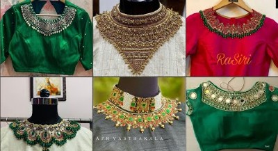 New Trend Jewellery Work Blouse Designs