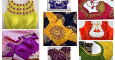 New Trending Model Silk Saree Fancy  Blouse Designs