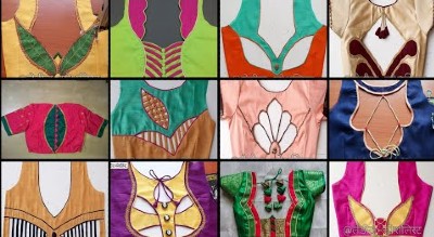 100 + New Patch Work Blouse Designs