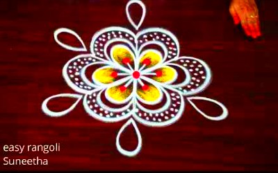 3 Amazing Kolam Art Rangoli Designs