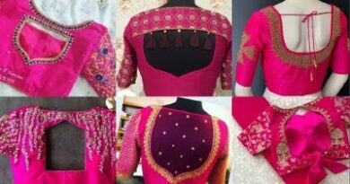 Pink Color New Designer Blouse Designs