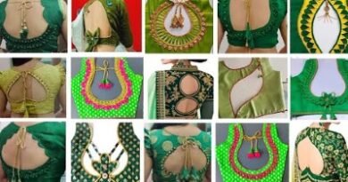 Special Popular New Green Color Blouse Designs
