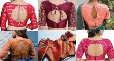 Latest Back Neck Blouses New Patch Work Designs