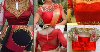 New Red Color Wedding Blouse Designs