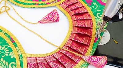 New Paithani saree Blouse Cutting and Stitching