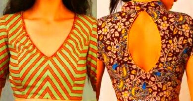 New Simple Cotton Saree Blouse Neck Patterns
