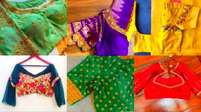 New Trending Silk Saree Blouse Designs
