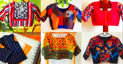 New Cotton Designer Kalamkari Blouse Designs