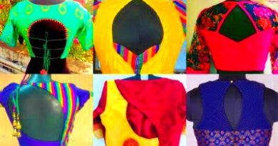 New Latest Model Trending Silk Saree Blouses