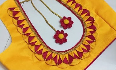 Very Stylish Paithani Blouse New Model Cutting and Stitching