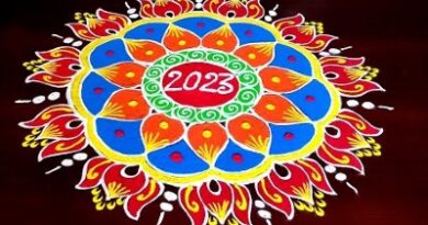 EAsy New Year SPecial Kolam Rangoli 2023 Muggulu
