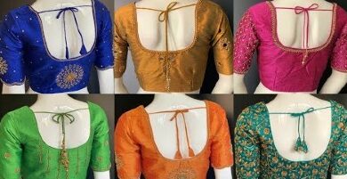 Easy New Brocade Blouse Designs For Silk Sarees 2023