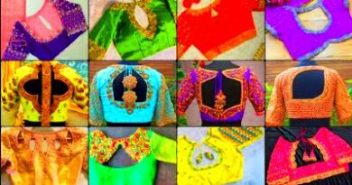 New Designer Wedding Silk Saree Blouse Designs