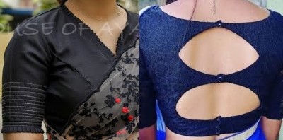 New Simple Saree Blouse Neck Patterns