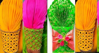 New Pattu Saree Sleeve Blouse Designs