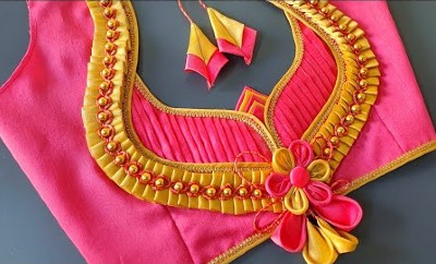 New Top 10 Silk Saree Blouse Design Ideas
