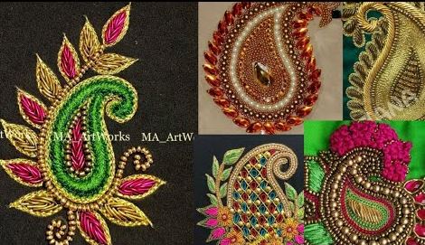 Aari kasu work blouse designs Latest Mango Designs