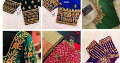 Simple aari work blouse designs collections