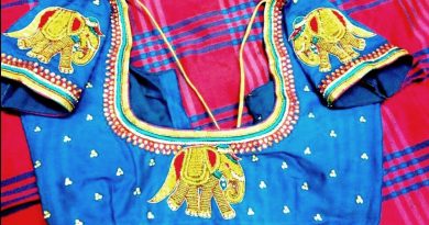 Aari work Elephant Blouse designs / ELEPHANT MAGGAM WORK BLOUSE DESIGNS