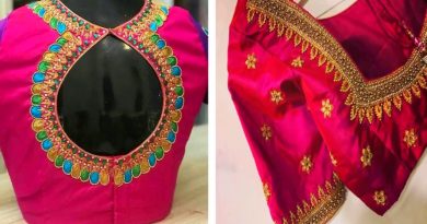 Simple And Elegant Work Blouse Designs For Party Wear | Thread Work –  Blouse Designs