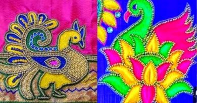 Peacock Maggam work blouse designs | aari work  – Blouse Designs