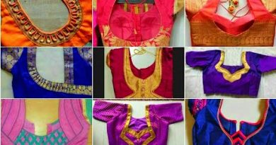 Latest Patch Work Blouse Designs || Easy Blouse Back Neck Design – Blouse Designs