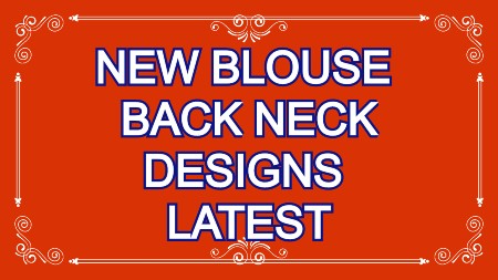 New Designer Blouse  Back Neck Designs  – Blouse Designs