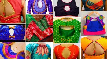 Latest Blouse Designs for Silk Sarees / Patch Work Designs – Blouse Designs