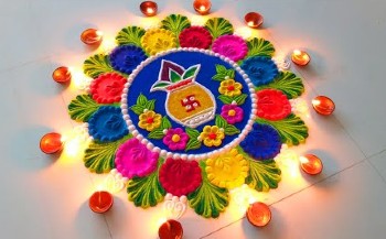 Diwali Beautiful Special Rangoli Designs – Blouse Designs