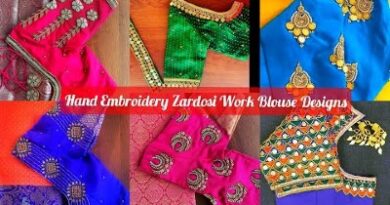 Latest Hand Embroidery Blouse Designs  – Blouse Designs