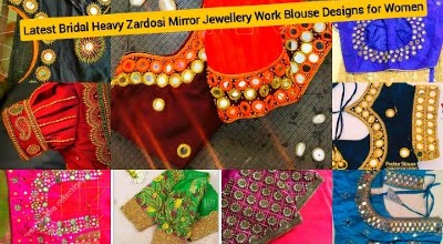 Latest Bridal Zardosi Mirror Work Blouse Designs – Blouse Designs