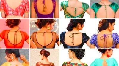 Simple Back Neck Blouse Designs / Latest Back Neck Designs – Blouse Designs