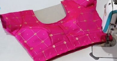 New Model Princess  Cut Blouse Design Cutting and Stitching
