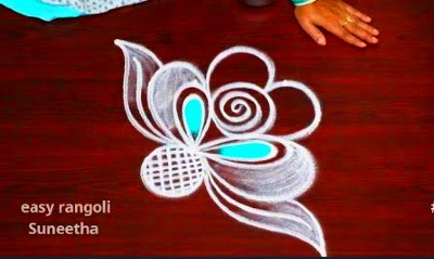 2 Beautiful Simple Daily Rangoli For Beginners