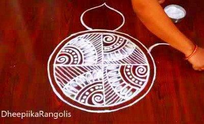 Beautiful Free Hand Rangoli Designs