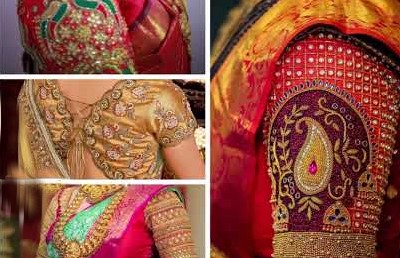 New Multiple Aari Embroidery Bridal Work Blouse Designs