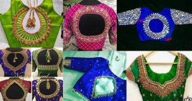 Very Beautiful Aari Maggam Work Latest Blouse Designs