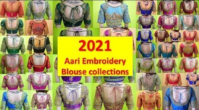 2021 New Bridal Aari Embroidery Blouse Collections @Prabhas Designs