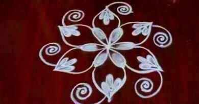 5 – 3 Dots Simple Easy Muggulu Designs Easy Kolam Designs