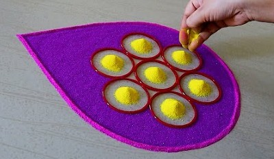 New Stunning Peacock Rangoli Designs For Festivals