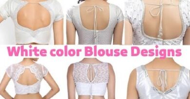 New White Color Modern Blouse Designs
