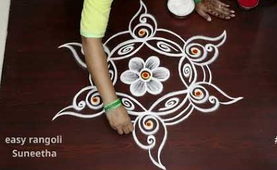 Simple Beautiful Kolam New Rangoli Designs