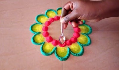 Simple and Beautiful Small Rangoli Designs